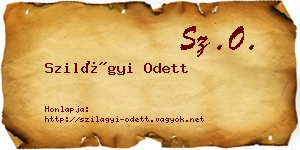 Szilágyi Odett névjegykártya
